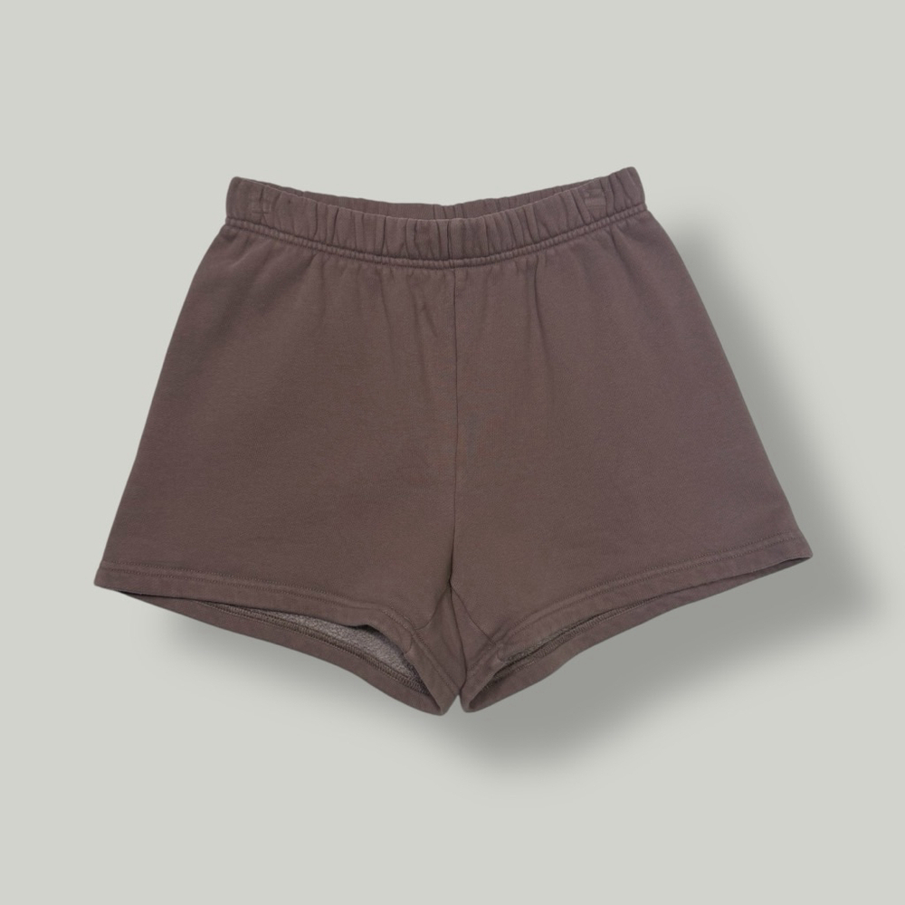 ARITZIA TNA Shorts Women Size 2XS Purple Cozy Fleece Perfect High-waisted Basic